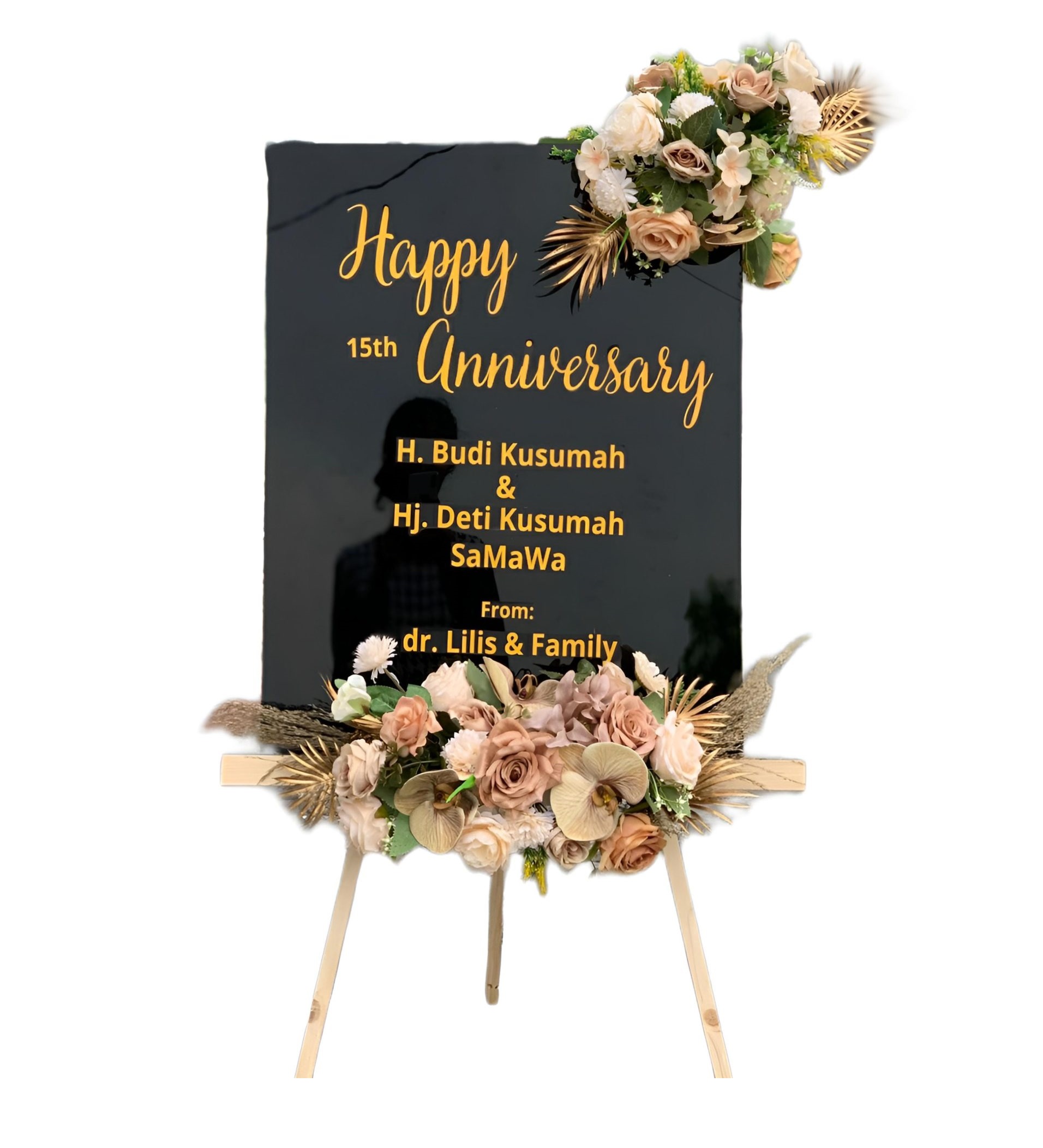 Papan Bunga Akrilik Margasari