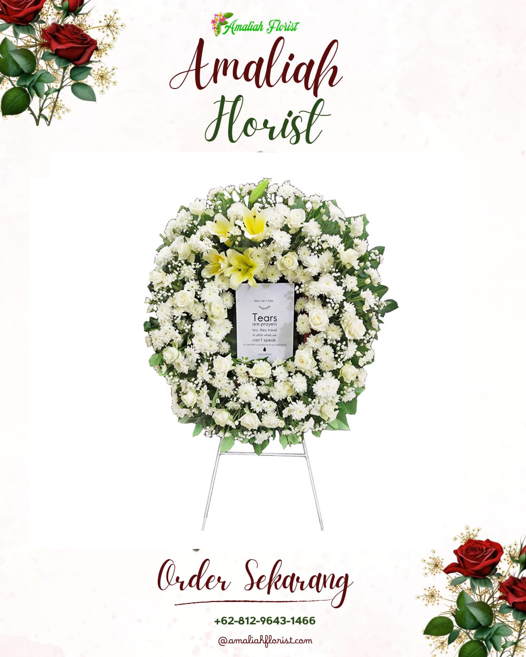 Krans Bunga Duka Margasari