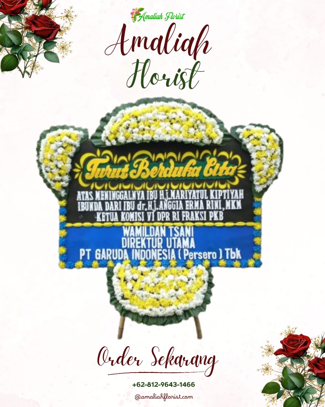 Papan Bunga Duka Margasari